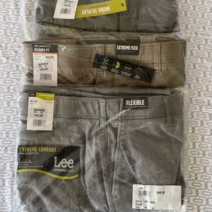 MEN’S EXTREME COMFORT RELAXED PANTS IN KHAKI 40x30